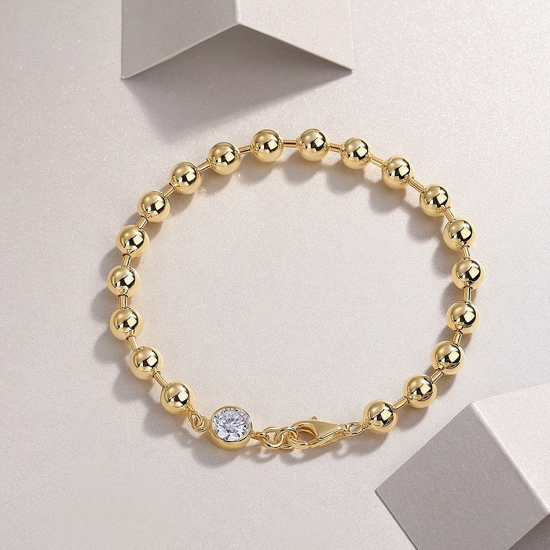 Luxury Fashion Mossan Diamond S925 Silver Bracelet Comparable To Natural Diamonds