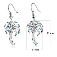 Palm Tree Coconut Synthetic for Women Earrings