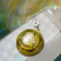 High Frequency Crystal Necklace Pendant