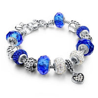 Crystal Beads Bracelets & Bangles Snake Chain Charm Bracelets For Women Jewellery