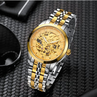 Hollow-out Full-automatic Mechanical Men's Business Casual Watch