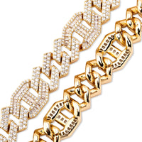 Full Zircon Hip Hop Cuban Chain Bracelet