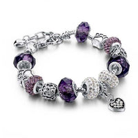 Crystal Beads Bracelets & Bangles Snake Chain Charm Bracelets For Women Jewellery