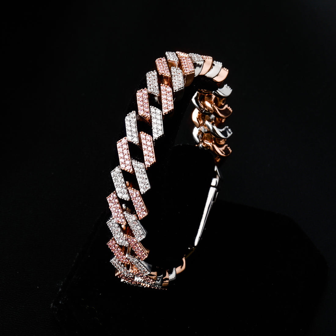 Zircon Rock Hip Hop Men's Jewelry Bracelet