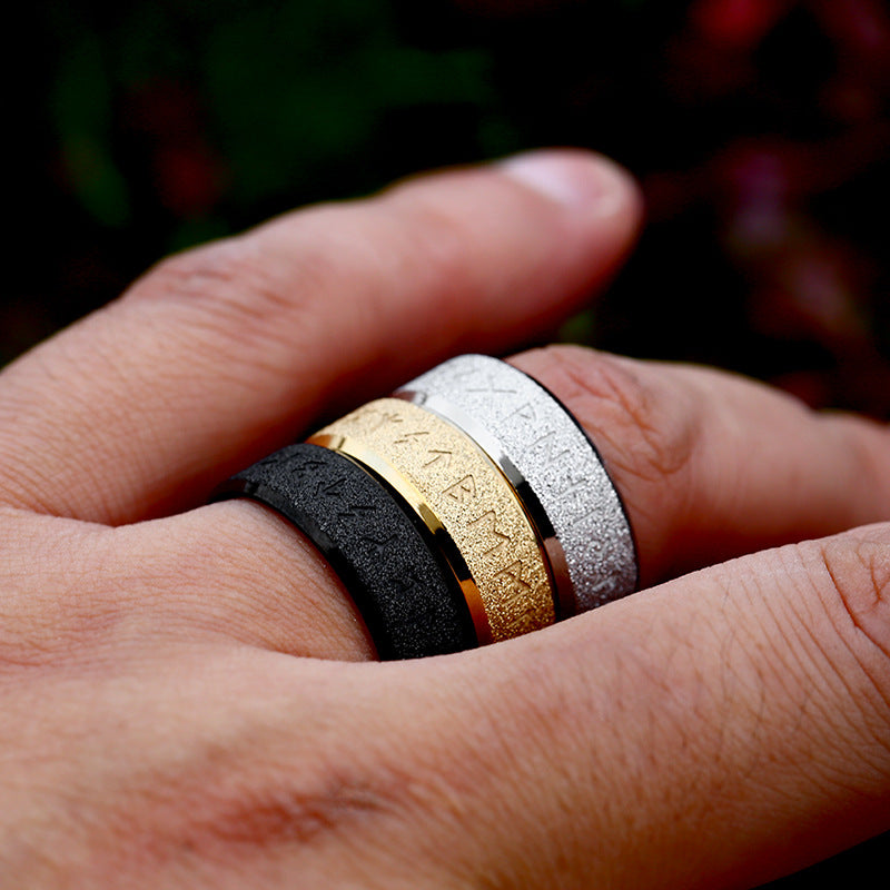 Fashion Titanium Steel Men's And Women's Rings