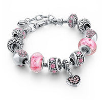 Crystal Beads Bracelets & Bangles Snake Chain Charm Bracelets For Women Jewellery