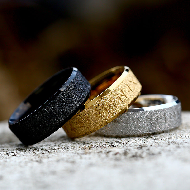 Fashion Titanium Steel Men's And Women's Rings