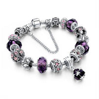 Crystal Beads Bracelets & Bangles Snake Chain Charm Bracelets For Women Jewellery