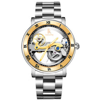 Men Automatic Mechanical Stainless Steel Wrist Watch