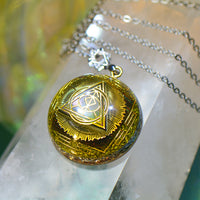 High Frequency Crystal Necklace Pendant