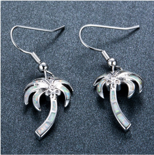 Palm Tree Coconut Synthetic for Women Earrings