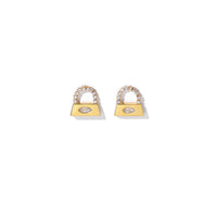 Brass Plated 18K Real Gold Affordable Luxury Fashion Earrings For Women