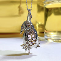 Women's Fashion Full Of Diamonds Cute Rabbit Pendant Necklace