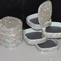 Diamond Inlaid Multi-layer Rotating Jewelry Box