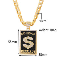 Men's Personality Hip-hop Style Army Cuban Chain Long Sweater Chain