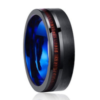 Mens Fashion Simple Frosted Tungsten Steel Ring