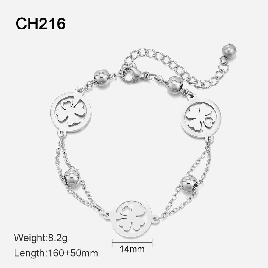 Four-Leaf Clover Bracelet Female Fashion Special-interest