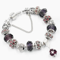 Crystal Beads Bracelets & Bangles Snake Chain Charm Bracelets For Women Jewellery