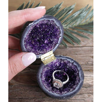 Valentine's Day Creative Ring Box Resin Engagement Jewelry Proposal