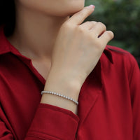 Starlight Luxury Fashion Mosan Diamond S925 Silver Bracelet